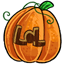 LOL Carved Pumpkin