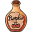 Bottle of Cherry Pumpkin Juice