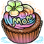 Rainbow Mothers Day Cupcake