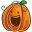 Overexcited Carved Pumpkin
