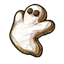 Peanut Butter Ghost Cookie