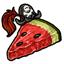 Pirate Watermelon Slice