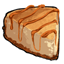 Caramel Pumpkin Cheesecake Slice
