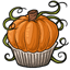 Raw Pumpkin Cupcake