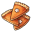 Pumpkin Pie Slice Cookies