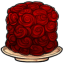 Pomegranate Rose Icing Cake