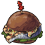 Salmon Steak Burger