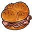 Carved Ham Sandwich