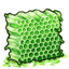 Sticky Green Honeycomb