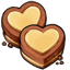 Lemon Cream-Filled Heart Cakewiches