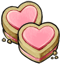 Strawberry Cream-Filled Heart Cakewiches
