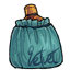 Velvet Whiskey with a Teal Bag