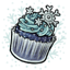 Snowy Wintery Cupcake