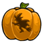Witch Carved Pumpkin