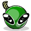 Green Alien Goo-Bomb