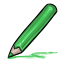 Green Colored Pencil