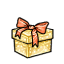 Empty Mellow-Yellow Mini-Giftbox