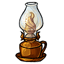 Gold Oil Lamp