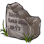 Half of a Tombstone