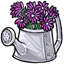 Purple Daisy Watering Can
