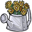 Yellow Daisy Watering Can