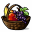 Basket of Fake Fruit