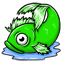 Green Glompy Fish
