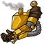 Gold Steam Powered Arm