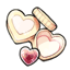 Pink Heart-Shaped Contacts