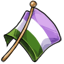 Larger Genderqueer Pride Flag