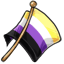 Larger Nonbinary Pride Flag