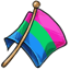 Larger Polysexual Pride Flag