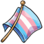 Larger Trans Pride Flag