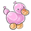 Pink Little Duck Balloon
