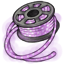 Roll of Purple LED Rope