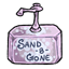 Purple Sand B Gone Soap
