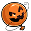 Evil Spooky Pumpkin Balloon