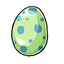 Green Spotted Hidey Egg