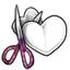 Single Heart Cutout
