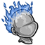 Blue Synthetic Fire Head
