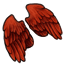 Red Unholy Angel Wings