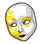 Yellow Leafdrop Mask
