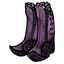 Purple Elegant Laced Masquerade Boots