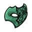 Green Laced Eye Mask