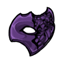 Purple Laced Eye Mask