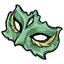 Green Metal Masquerade Mask