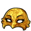 Gold Foil Dance Mask
