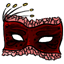 Lacy Red Mask