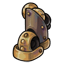 Single Left Brass Steamwork Boot