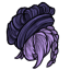 Purple Feathered Dancing Wig